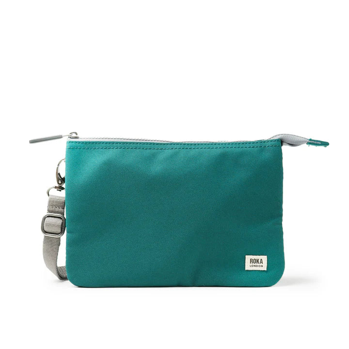 Roka London Carnaby XL Crossbody Bag- Teal
