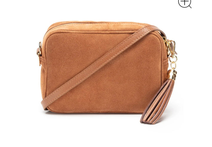Elie Beaumont Crossbody Suede Bag