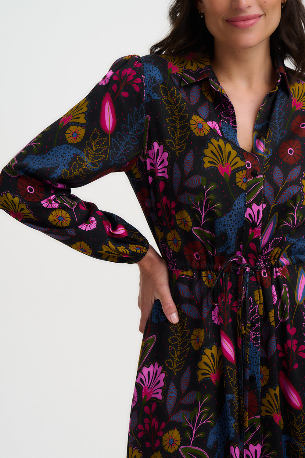 Sugarhill Brighton Dottie Maxi Shirt Dress