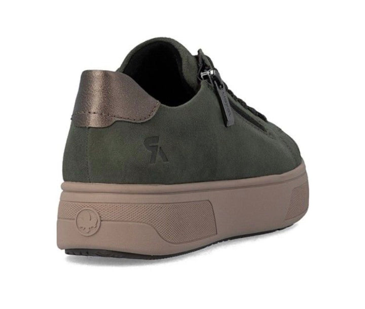 Rieker Zip up Navy Trainer- L9700-14