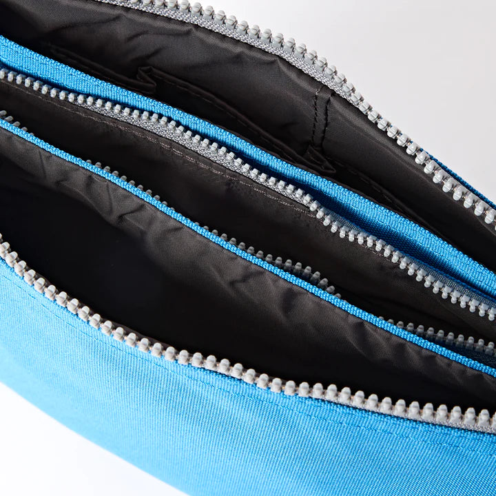 Roka London Carnaby Crossbody Bag- Malibu Blue