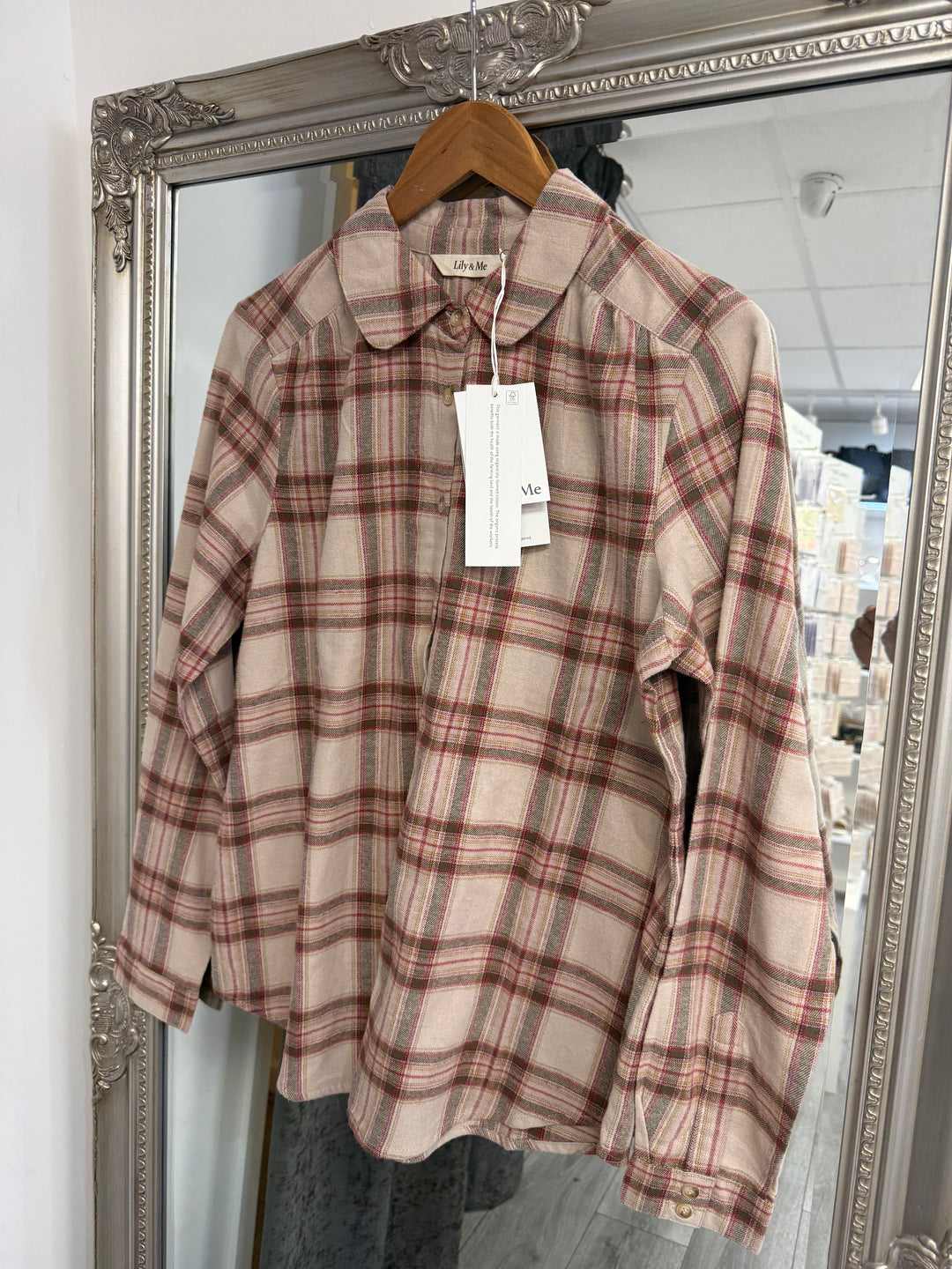 Lily & Me Beech Check Shirt
