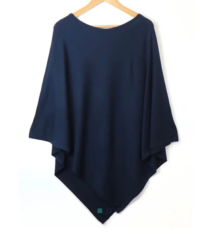 Pom Recycled Blend Poncho