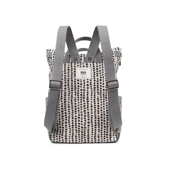 Roka London CanfieldB Medium Backpack- Linear Dot