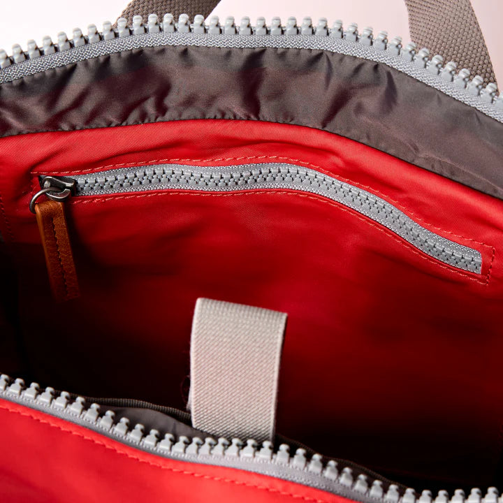 Roka London CanfieldB Medium Backpack- Scarlet