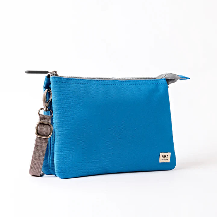 Roka London Carnaby Crossbody Bag- Malibu Blue