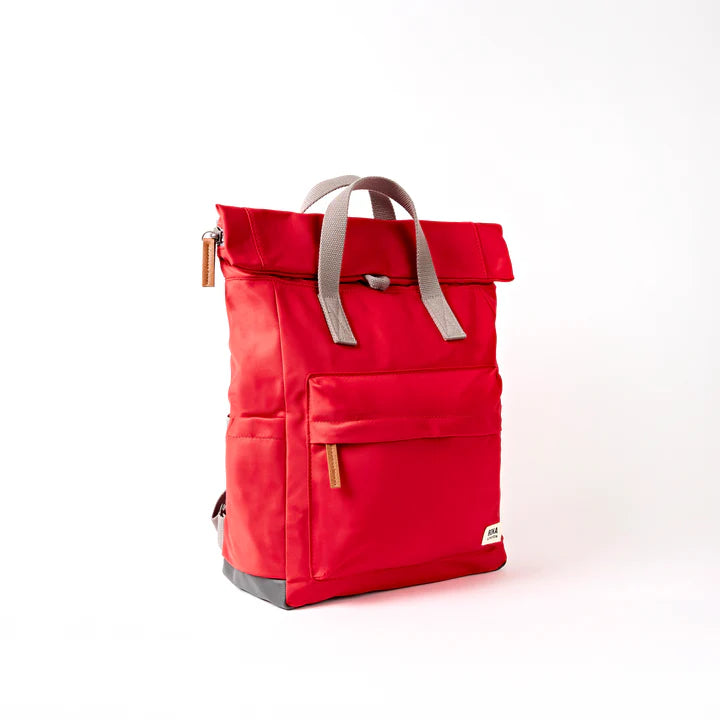 Roka London CanfieldB Medium Backpack- Scarlet