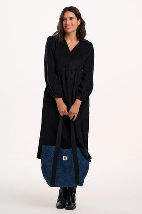 Sugarhill Brighton Adrianna Midi Smock Dress- Black Cord