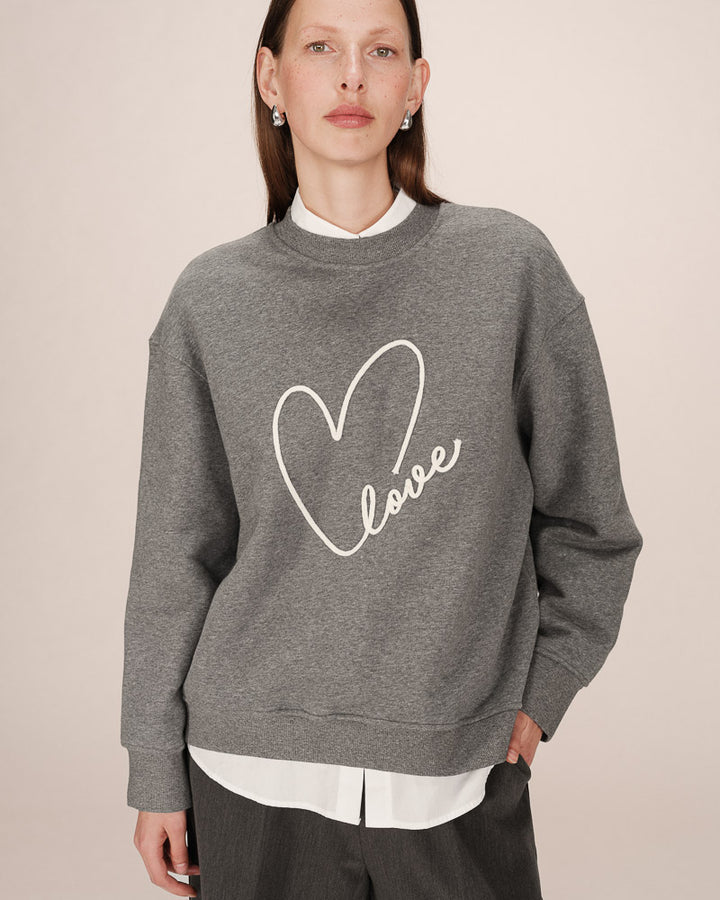 Grace & Mila Sharly Sweatshirt - Grey