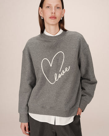 Grace & Mila Sharly Sweatshirt - Gris