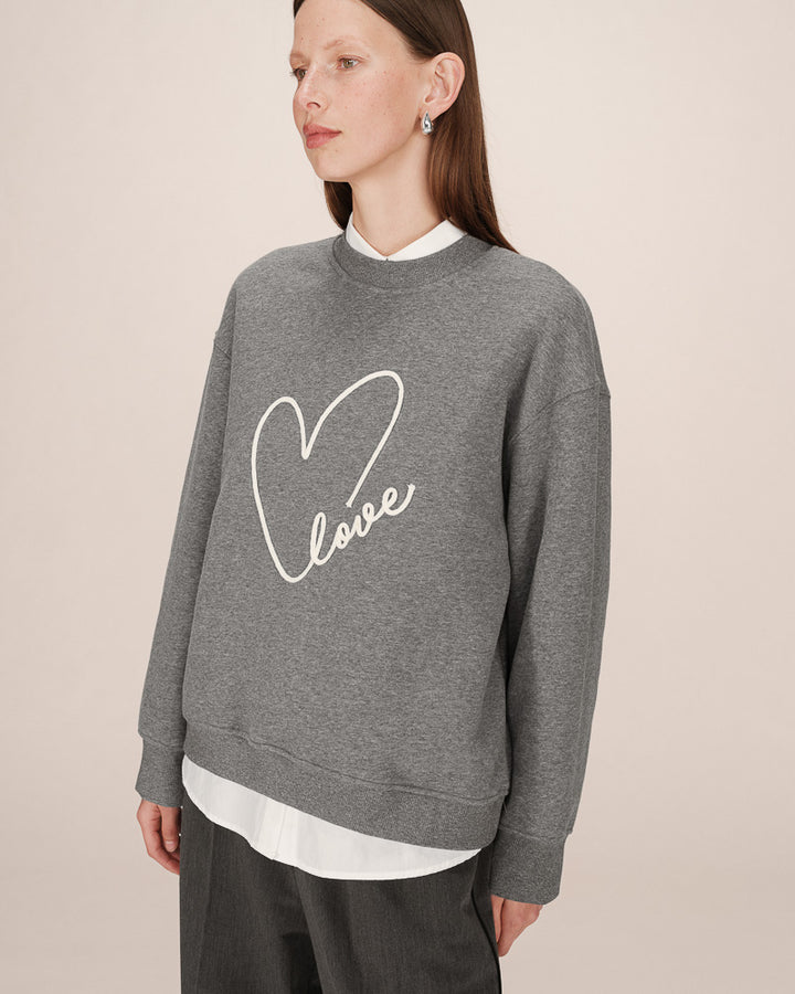 Grace & Mila Sharly Sweatshirt - Grey