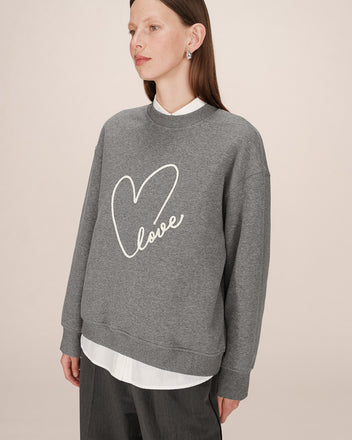 Grace & Mila Sharly Sweatshirt - Gris