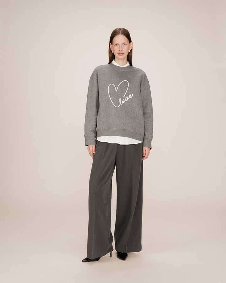 Grace & Mila Sharly Sweatshirt - Grey