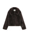 Grace and Mila Shonna Faux Fur Coat - Chocolat