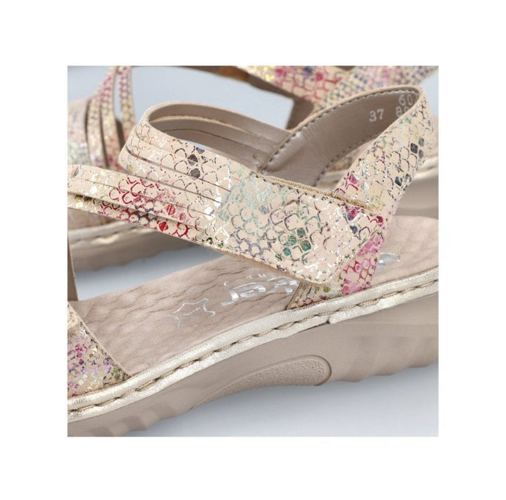 Rieker Metallic Comfort Sandals
