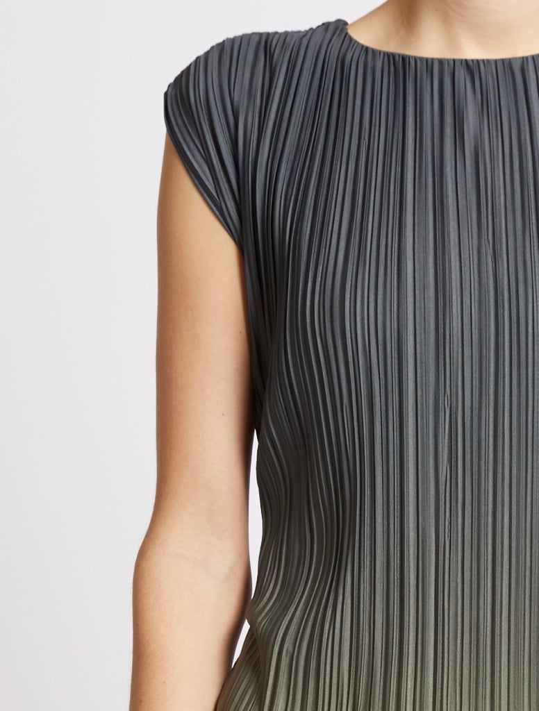 French Connection Xena pleated Ombré Dress