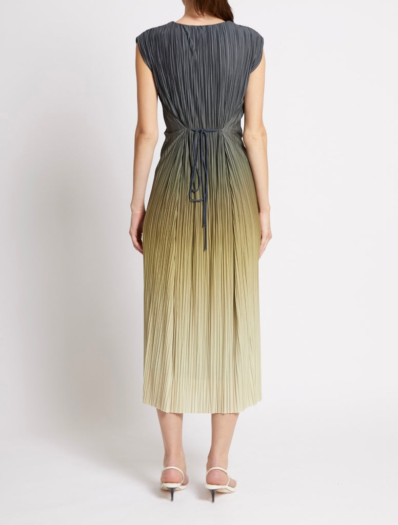 French Connection Xena pleated Ombré Dress