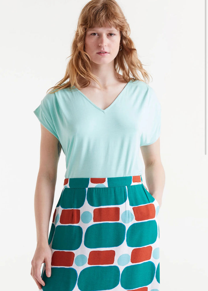 Compania Fantastica Jersey Top- Blue