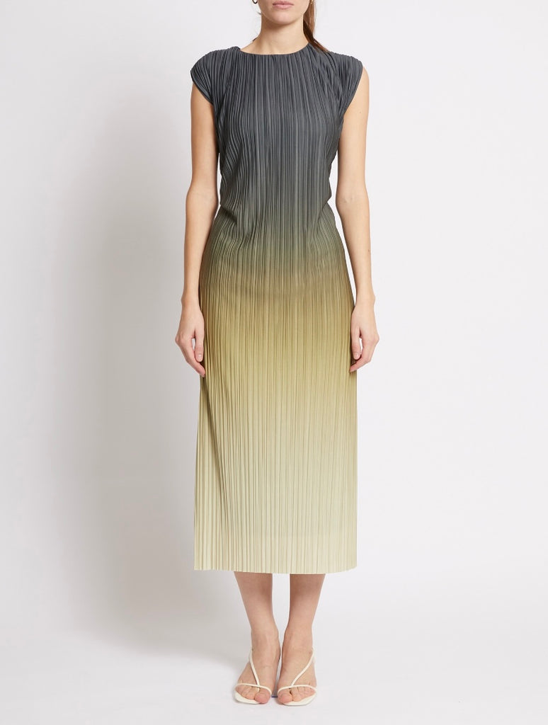 French Connection Xena pleated Ombré Dress