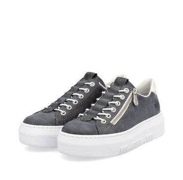 Rieker Zip -Up Sneakers M1953-14- Blue