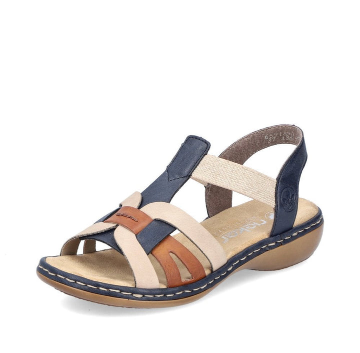 Rieker Elasticated Strappy Sandals - Multi