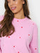 Saint Tropez Dagna Sweater- Bonbon Flame Hearts