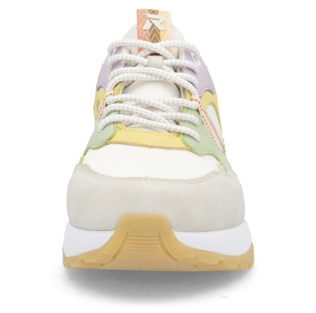 Rieker W2501-81 Ladies Lace up Trainer- Multi