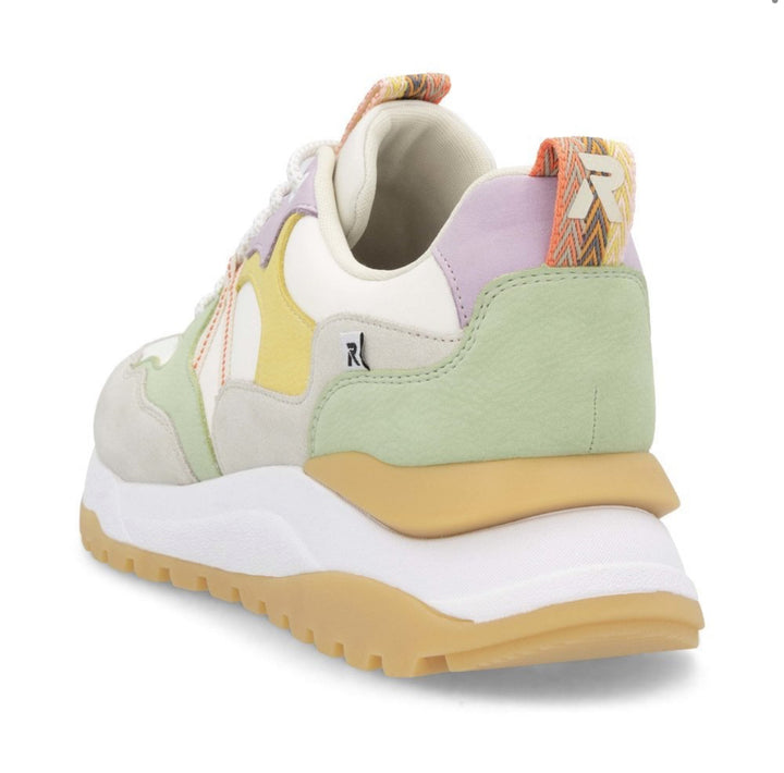 Rieker W2501-81 Ladies Lace up Trainer- Multi