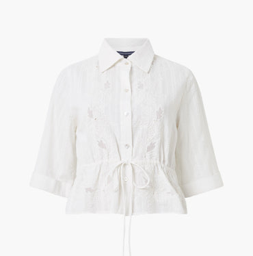 French Connection Barnet Cotton Striped Shirt