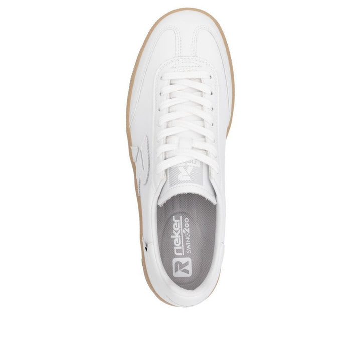 Rieker W2200-80 Ladies Lace up Pump- White