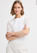 BYoung Summer Puff Sleeve Tee- White