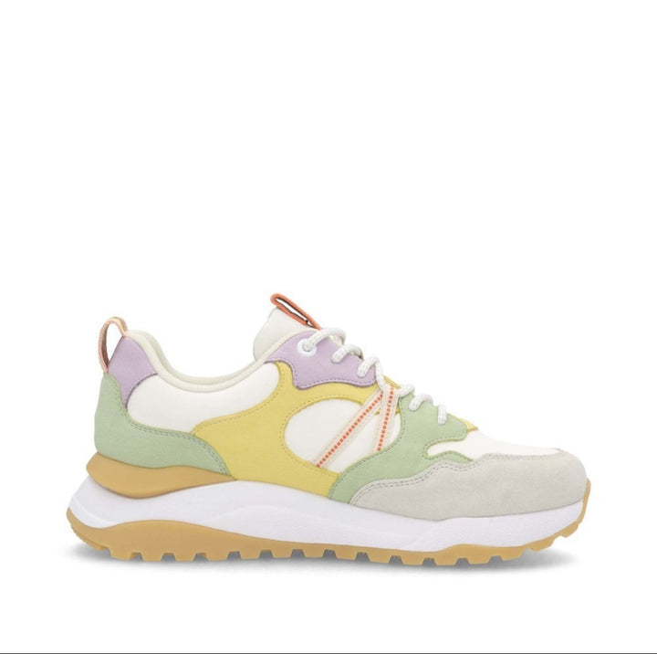 Rieker W2501-81 Ladies Lace up Trainer- Multi