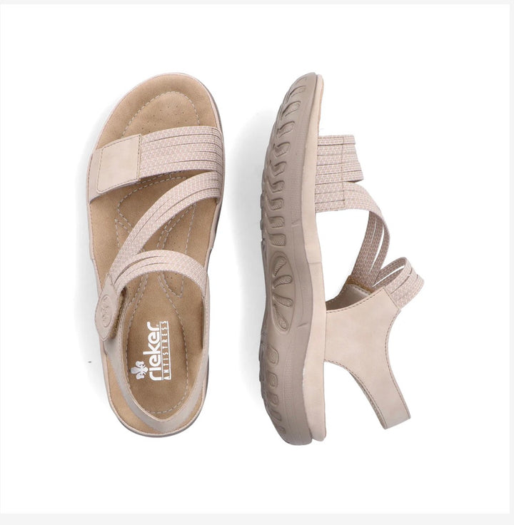 Rieker Walking Sandal - Beige 64870-62