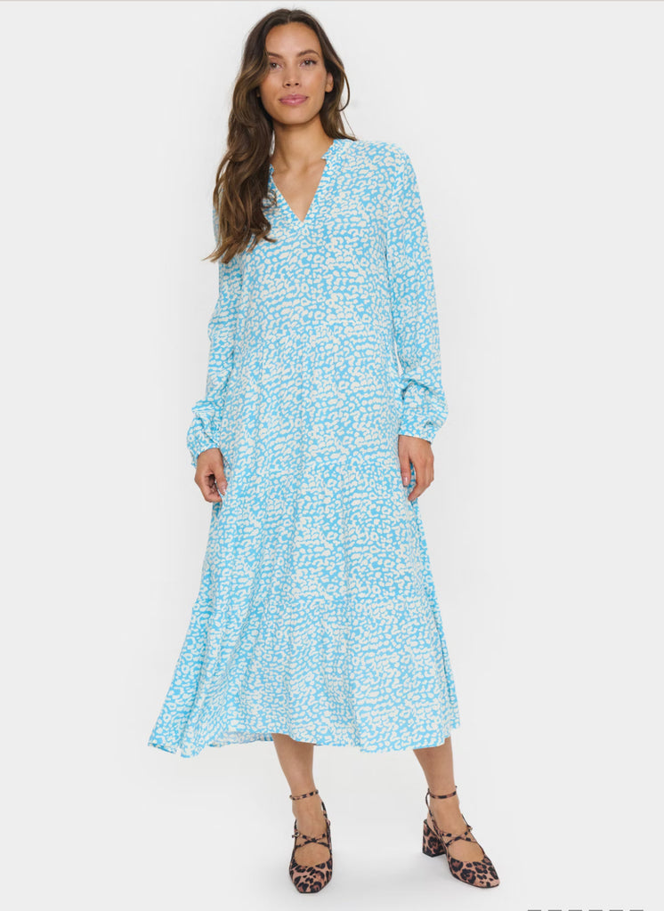 Saint Tropez Eda Maxi Dress- Ethereal Blue Leomania