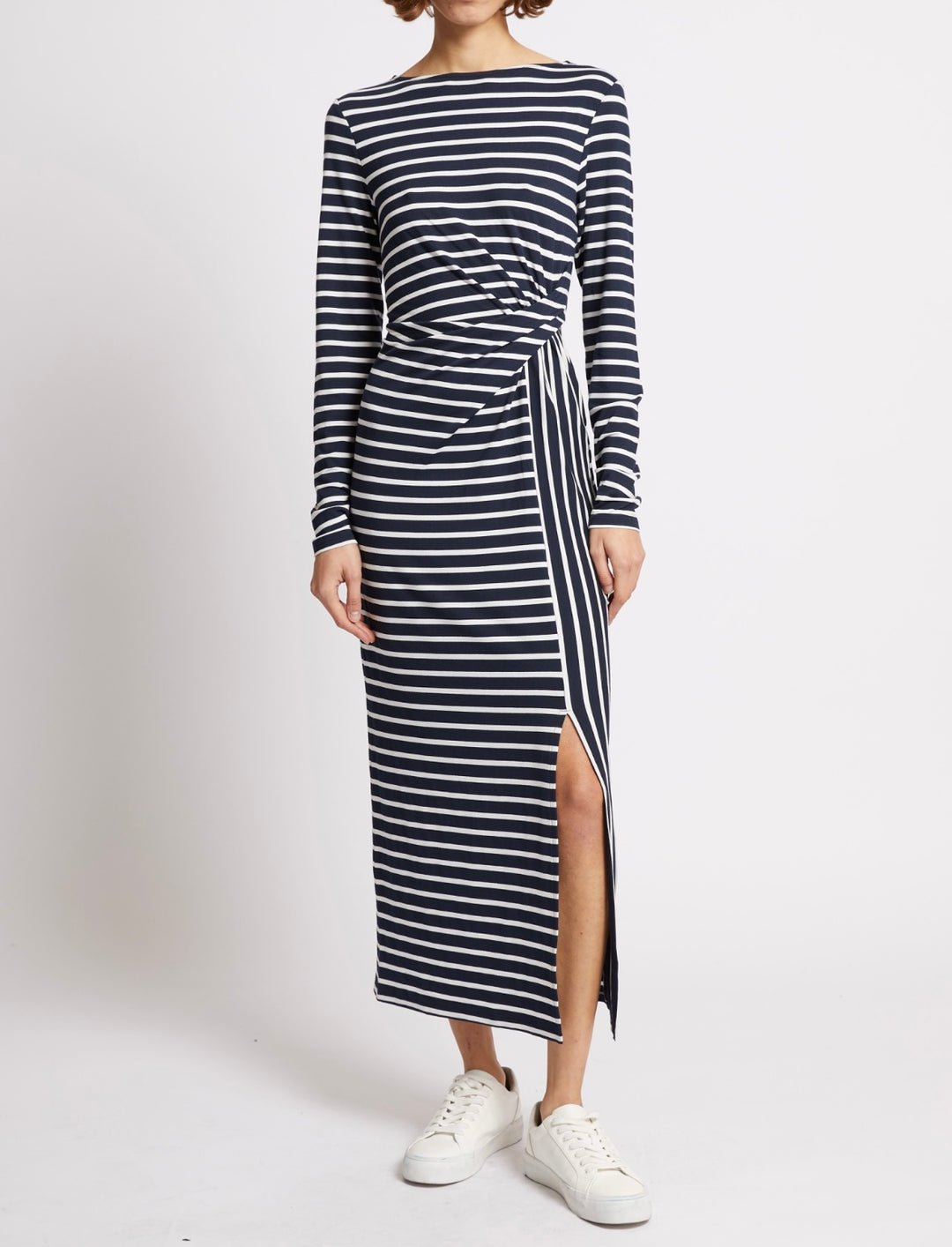 french connection jersey dress French Connection Square Neck Button Down Jersey Dress In Black