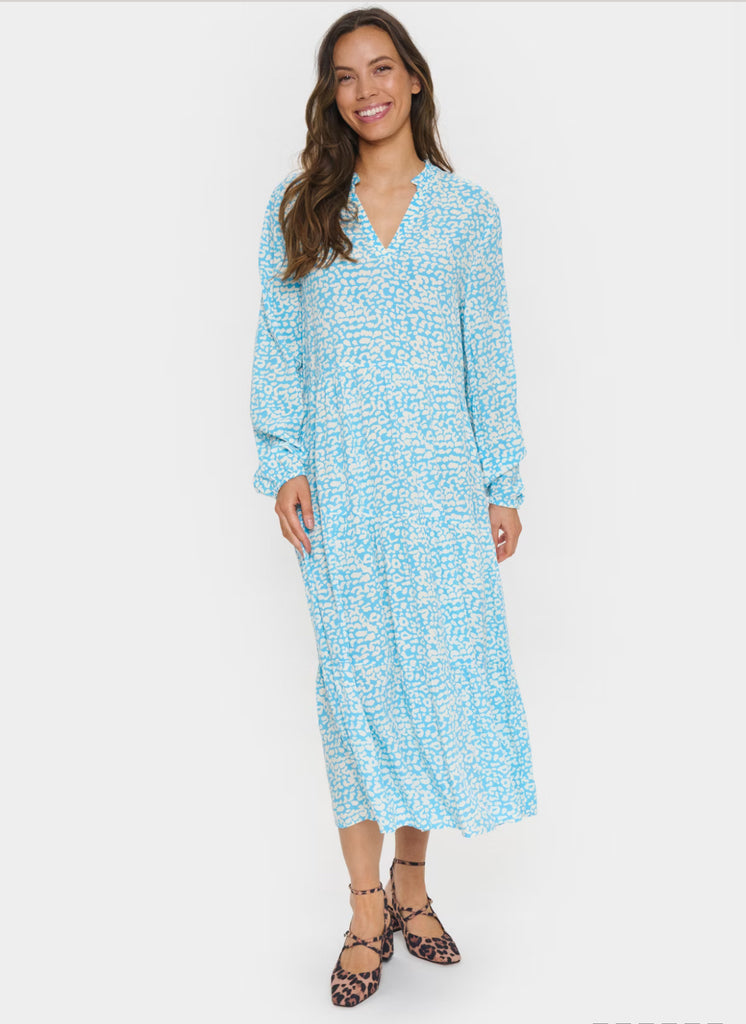 Saint Tropez Eda Maxi Dress- Ethereal Blue Leomania