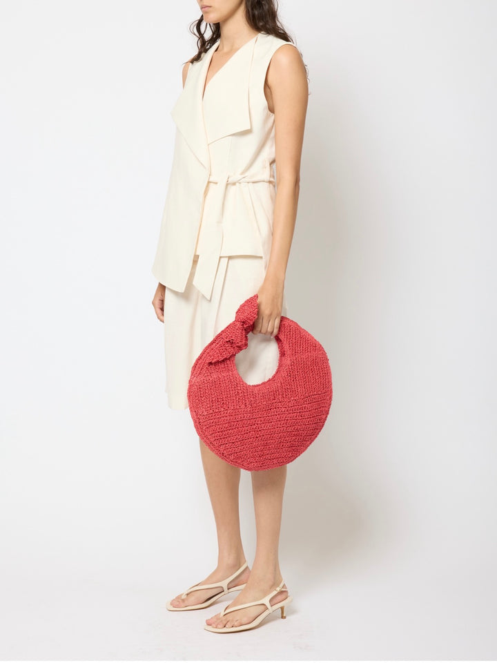 French Connection Raquel Tie Waistcoat - Cream