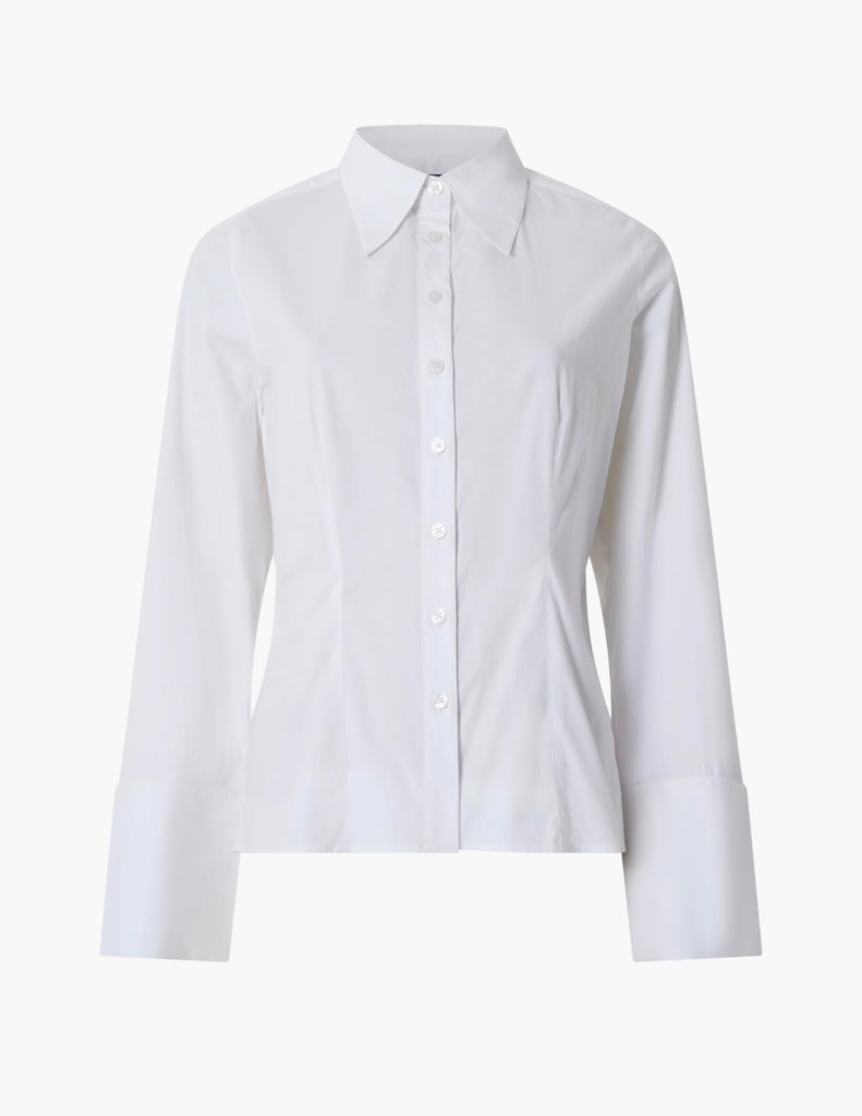 French Connection Isabelle Poplin Classic White Shirt