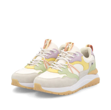 Rieker W2501-81 Ladies Lace up Trainer- Multi