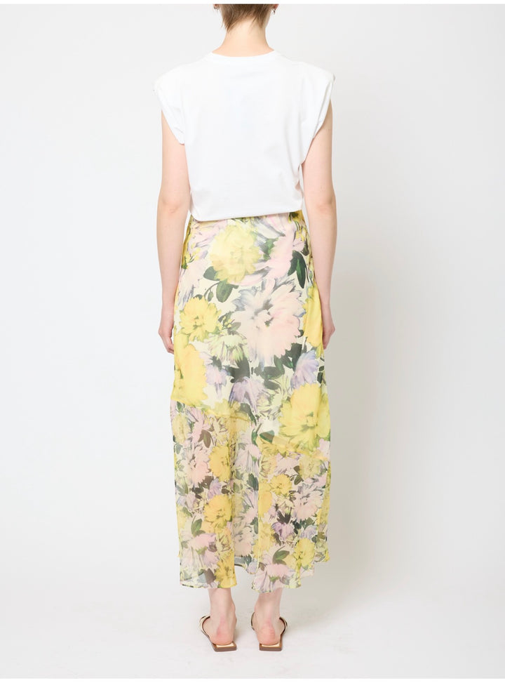 French Connection Carla Emina Floral Chiffon Skirt