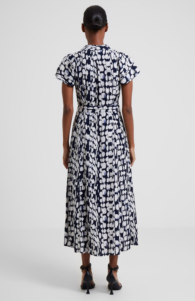 French Connection Islanna Crepe SS Midi Dress