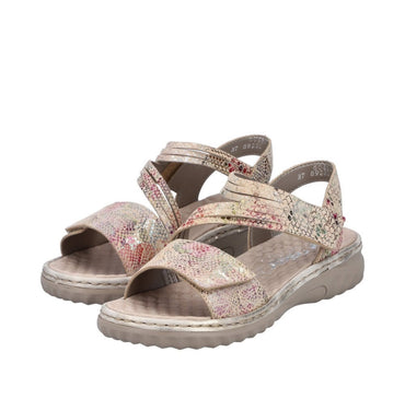 Rieker Metallic Comfort Sandals