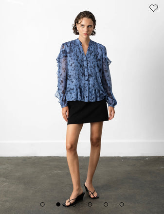 French Connection Anita Hallie Crinkle Shirt