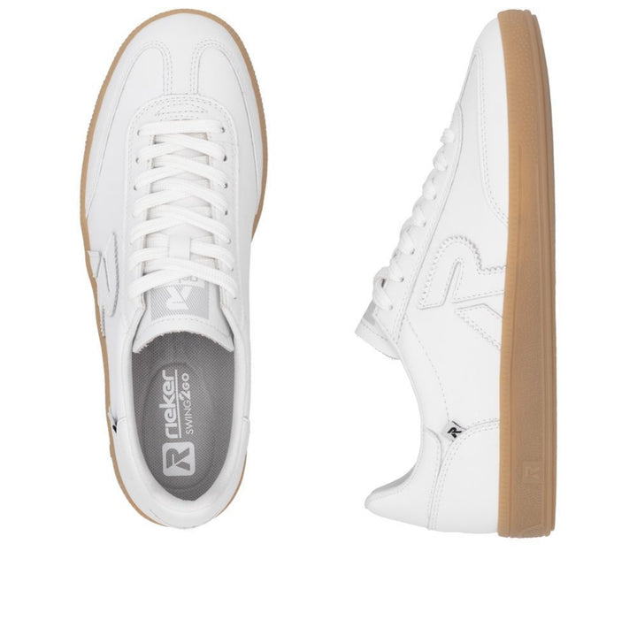 Rieker W2200-80 Ladies Lace up Pump- White