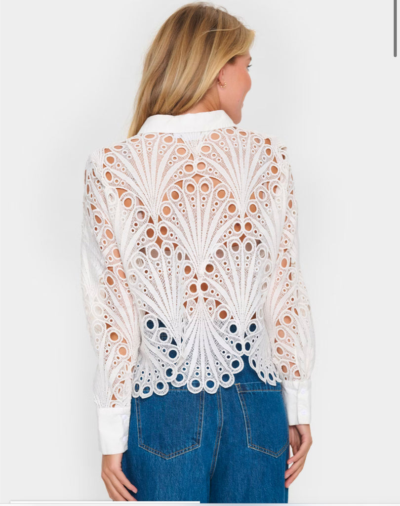 Saint Tropez Jilianna Shirt- Bright White