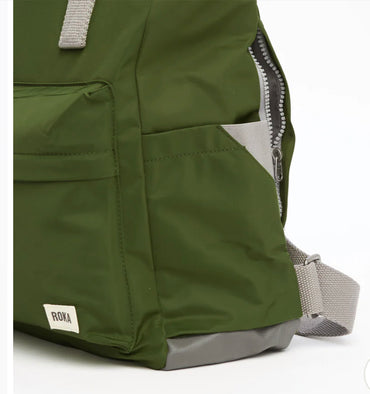 Roka Canfield Medium Backpack- avocado recycled nylon