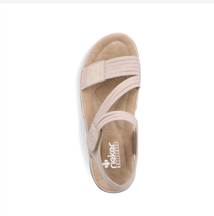 Rieker Walking Sandal - Beige 64870-62
