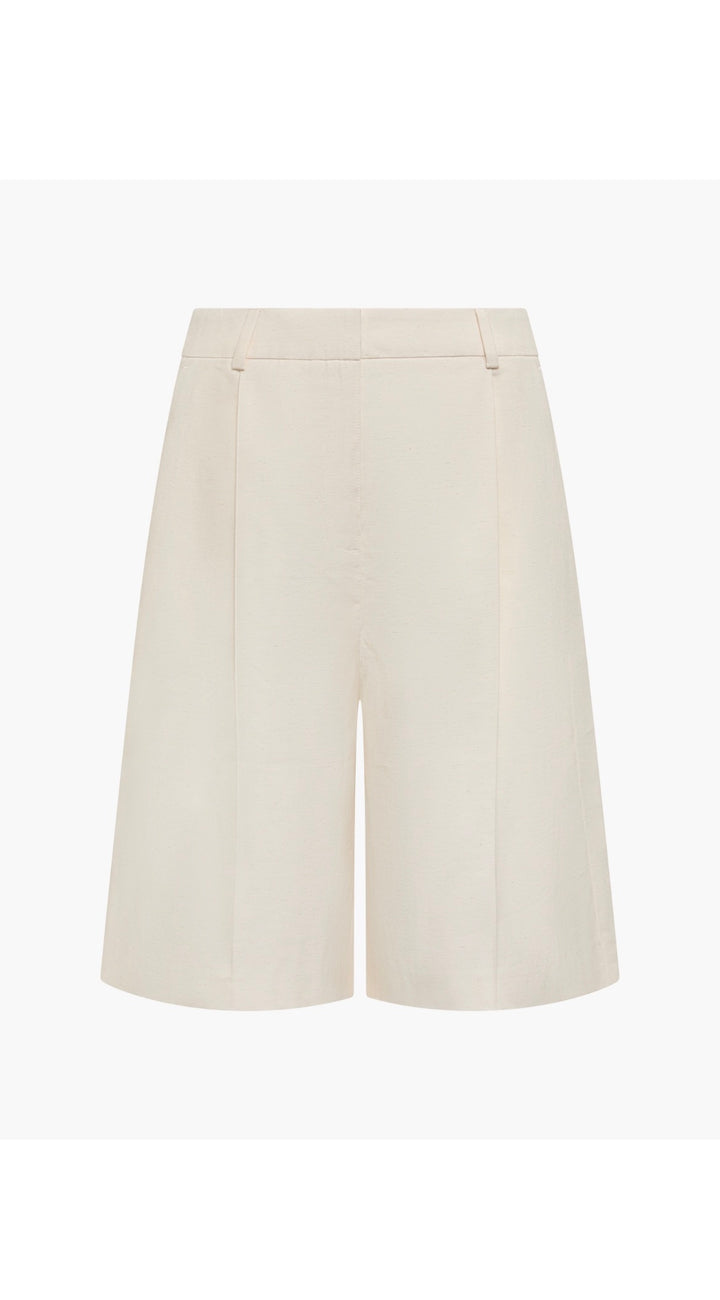 French Connection Raquel Bermuda Shorts- Cream