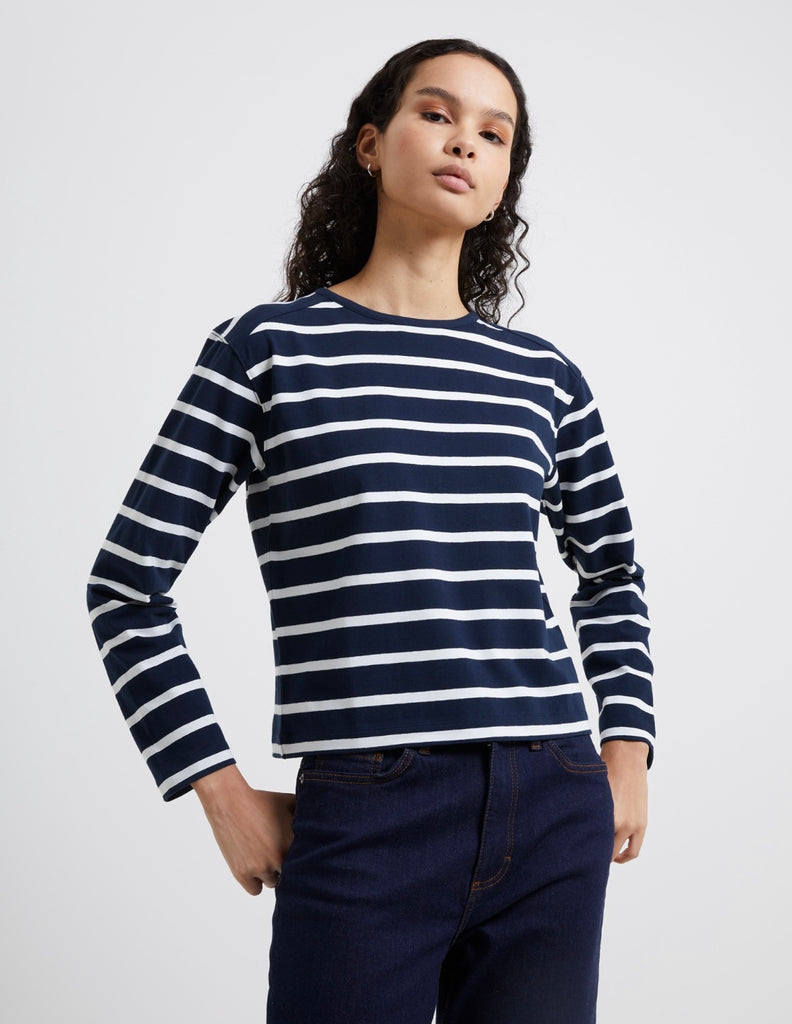 French Connection Rallie Stripe Long Sleeve Tee