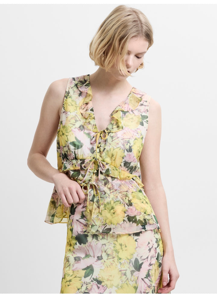 French Connection Carla printed floral Sleeveless Top